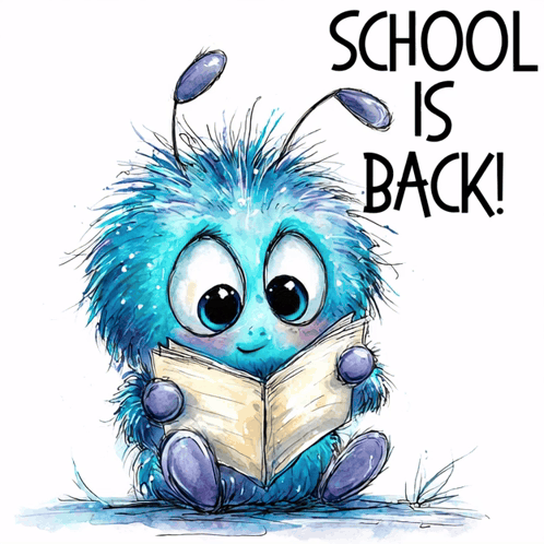 Monster Reading Book School Is Back