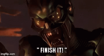 Monster Saying Finish It