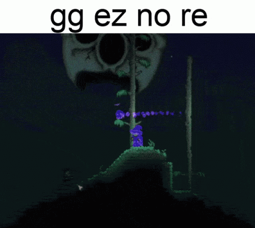 Monster Saying GG EZ No Re