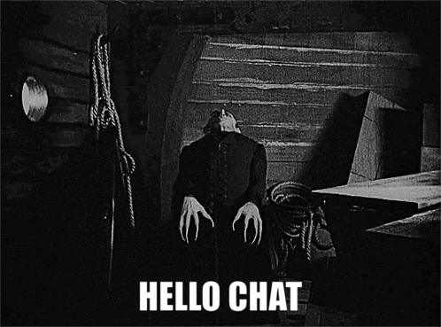 Monster Saying Hello Chat GIF