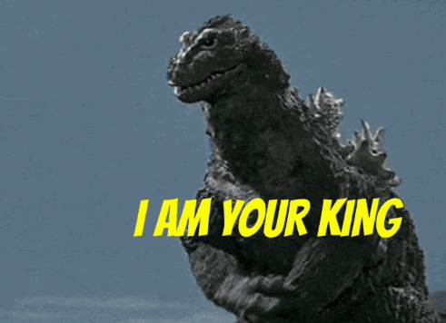Monster Saying I Am Your King