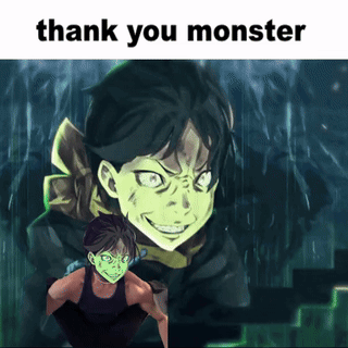 Monster Saying Thank You Monster