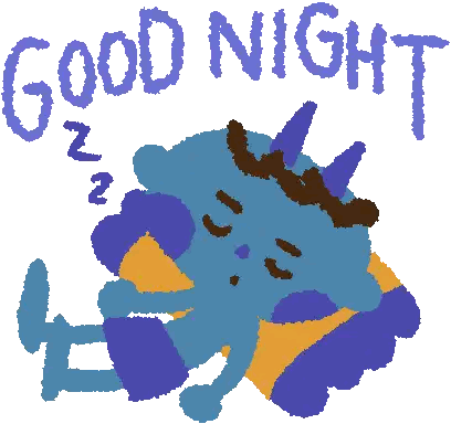 Monster Sleeping Good Night