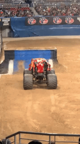 Monster Truck Accident GIF