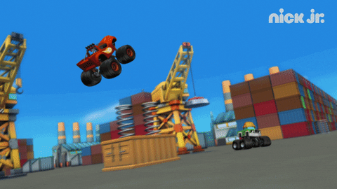 Monster Truck Blaze And The Monster Machines GIF
