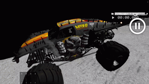 Monster Truck Flip Fail GIF