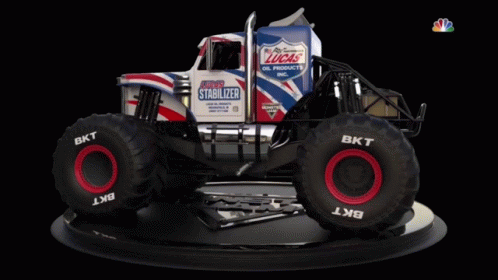 Monster Truck Saying Lucas Stabilizer