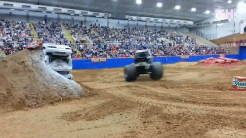 Monster Truck Spinning GIF