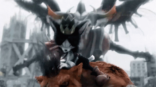 Monster with Crown Attacking Fox