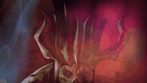 Monster With Horns and Skull