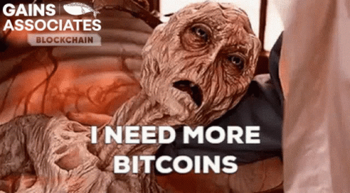 Monster With I Need More Bitcoins