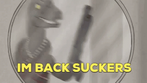 Monster With Open Mouth In Dark GIF