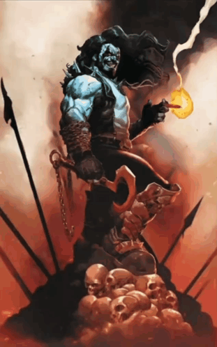 Monster With Sword and Flame