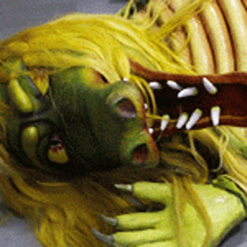 Monster With Yellow Hair