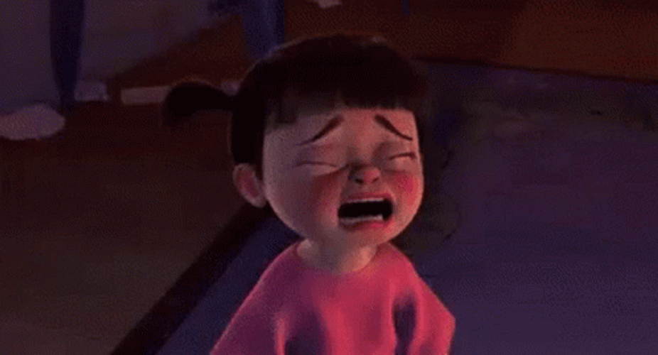Monsters Inc Boo Crying Like River GIF