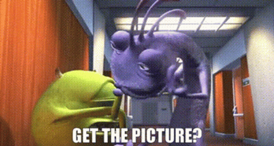 Monsters Inc Character Randall Say Get The Picture GIF