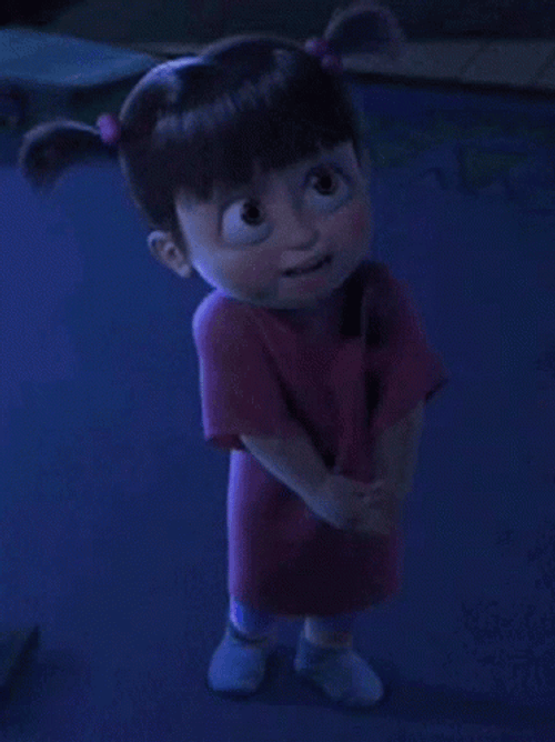 Monsters Inc Cute Little Boo GIF