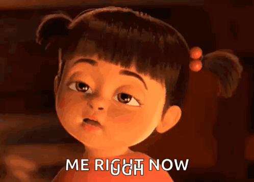 Monsters Inc Girl Saying Me Right Now