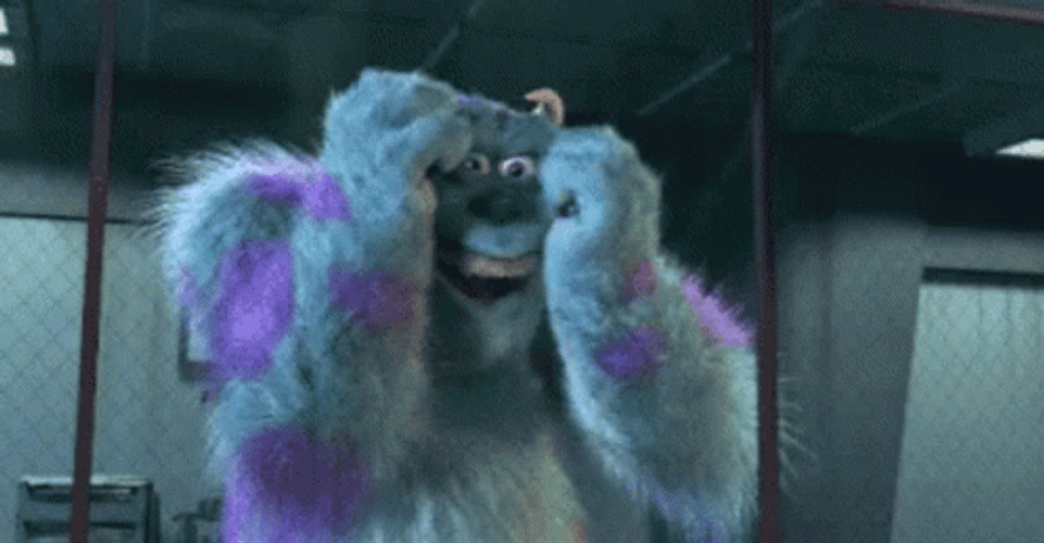 Monsters Inc James Sullivan Falls Down GIF