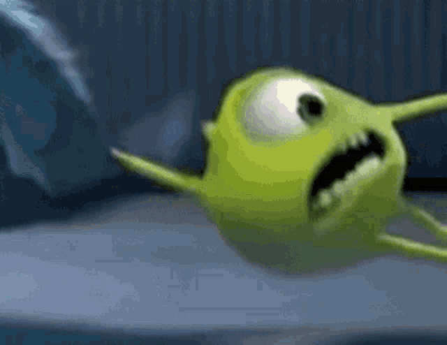 Monsters Inc Mike Scene Gif GIF
