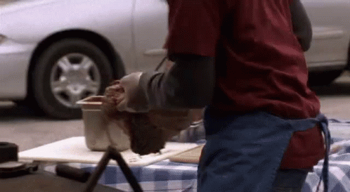 Montell Jordan Cooking Brisket GIF