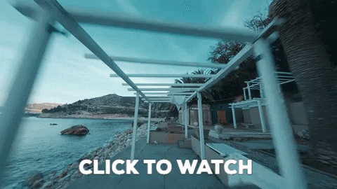 Montenegro Beach Drone Shot GIF