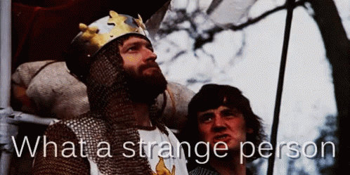 Monty Python King Arthur Graham Chapman GIF