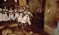 Monty Python Dance Run Away GIF