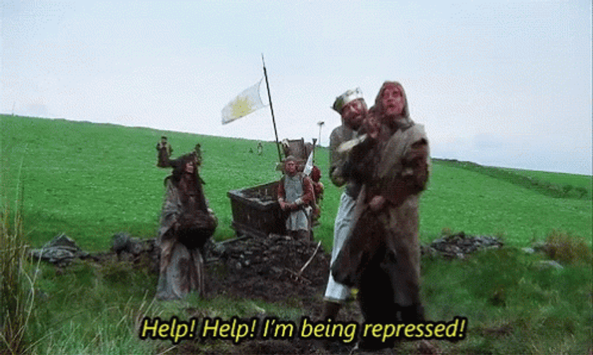 Monty Python Eric Idle Asking For Help GIF