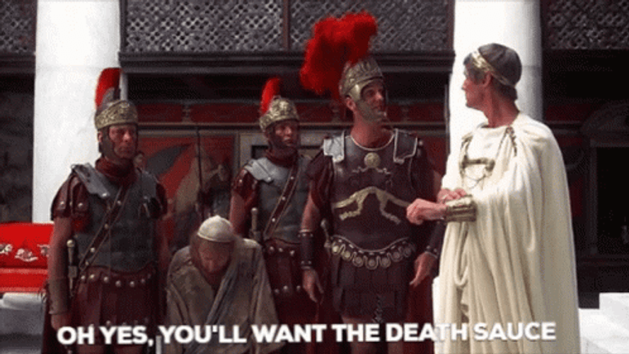 Monty Python Roman Biggus Dickus GIF