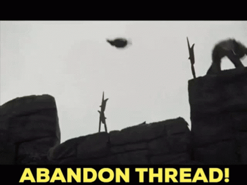 Monty Python Run Away Abandon Thread GIF