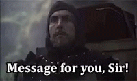 Monty Python Run Away Message For You GIF