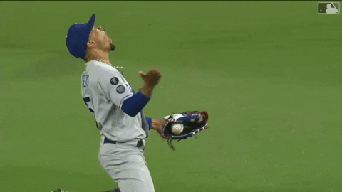 Mookie Betts Chest Pumps Celebration GIF