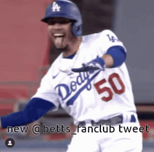 Mookie Betts Enthusiastic Tongue Out GIF