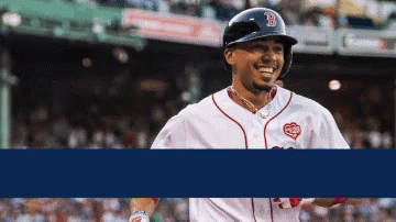 Mookie Betts Hitting Ball Compilation GIF