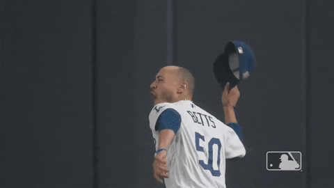 Mookie Betts Throwing Cap GIF