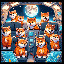 Moon Astronaut Doge Meme GIF