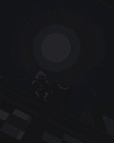 Moon Knight Jumping Off Building Video Game GIF
