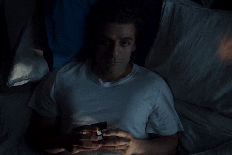 Moon Knight Marc Spector Solving Rubik's Cube GIF