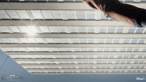 Moon Knight Upside Down Layla El-faouly GIF