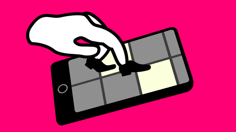 Moonwalk In Cellphone Screen GIF