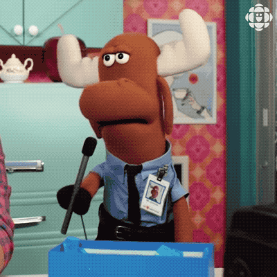 Moose Puppet Best Day Ever GIF
