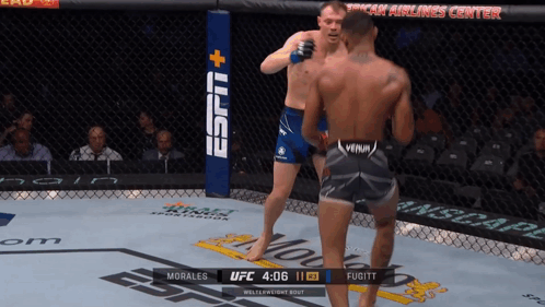 Morales Vs Fugitt Fight On ESPN GIF