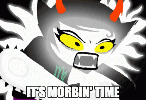 Morbin Time Monster Drawing