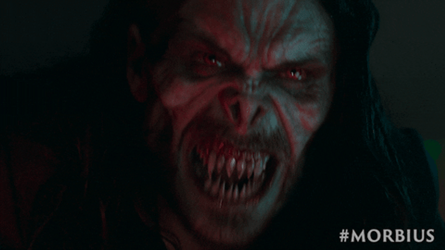 Morbius Angry In Vampire Form GIF