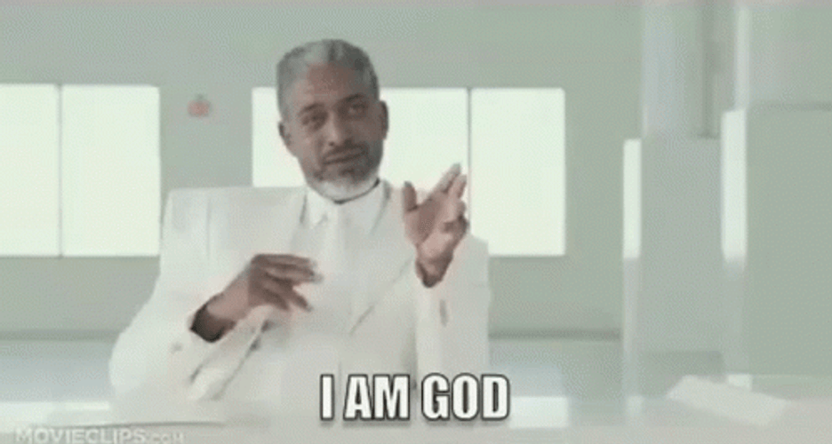 Morgan Freeman I Am God GIF
