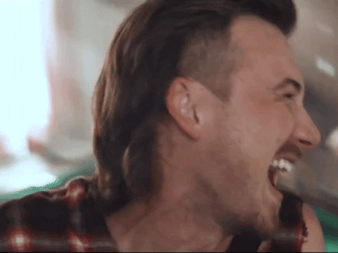 Morgan Wallen Laughing Hard GIF