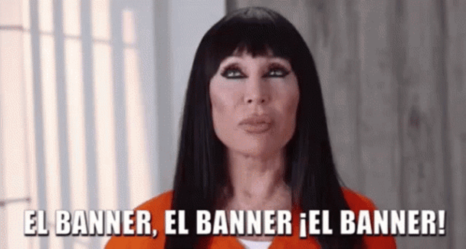 Moria Casán Says El Banner GIF
