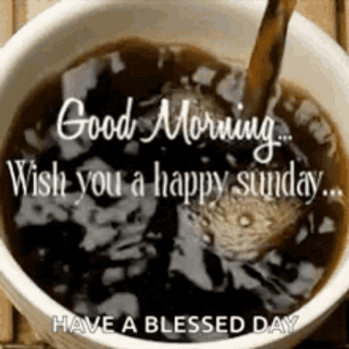Morning Happy Sunday Coffee GIF