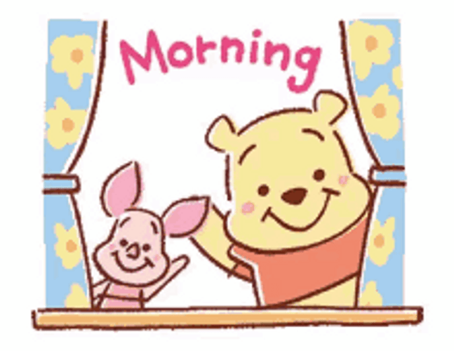 Morning Pooh Bear GIF